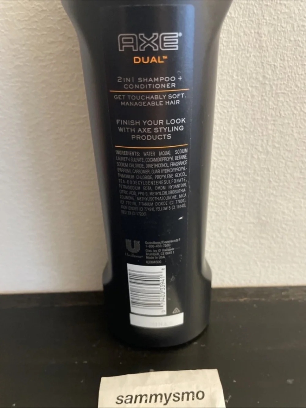 Axe Dual 2-in-1 Shampoo + Conditioner, 12 fl oz